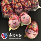 surprise egg customized printed plastic packaging film for chocolate with toy packing