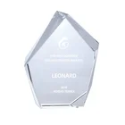 custom engraving 3d laser engraved crystal award trophy block blank for business souvenir gift