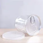 280 380 460 500 650 750ml Pop Top Transparent Plastic Empty Easy Open Lid End Packaging Tuna Pet Cans For Food Canning