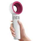 2020 Best Selling OEM Portable Rechargeable Summer Bladeless mini handheld Fan USB Leafless Small Air Cooler for home office car