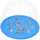 Logo Customization Toys Baby Mat Large 68" Outdoor Toys Out Side Fun Splash Pad Baby Splash Water Play Mat Water Sprinkler