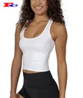 Tank Top Custom Wholesale OEM High Quality Tank Top Women Sporting Fitness Blank Sleeveless Crop Top