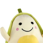 Plush Stuffed Colorful Stuffed Toy Avocado Stuffed Plush Animal Doll Plush Toys Manufacturer Custom Plush Toy