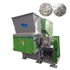 Single shaft wood pallet crusher hard plastic shredder PE HDPE film Shredder