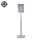 High Quality Retractable A4 Sign Barrier Pole Stand Holder Display Stanchion