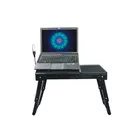 Flexible Multifunctional Aluminum Foldable Laptop Desk Table with cooling pad laptop table