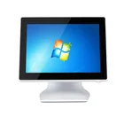 15 inch flat capacitive touch pos software cash register POS terminal