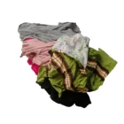 Industrial 10 kg/bag recycled dark cloth color clothes cotton cleaning rags