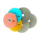 granite marble 3 step polishing pads diamond