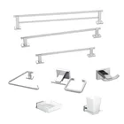 Bathroom Accessories Modern Sets Towel Ring Soap Dish Double Hook Tumbler Holder Bathroom Decor Accessories Set