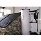High pressure split solar water heater with heat pump