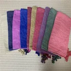 Fashion cotton and tassel shawl ladies decorative spot wholesale latest design readymade new hijabs