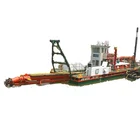 Portable small flexible dredging barge/boat for sale