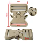 Buckle Belt Belt Buckle Hot Product Outdoor Buckle Custom Logo 50mm Metal Adjustable Tactical Belt Buckle For Military