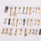 Clothing Slider Zipper Metal Zip Head For Bag Purse Metal Zipper Pull For Clothing