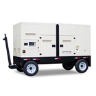 One-Stop Service Movable Diesel Genset 80kw Silent Generator 100kva Trailer Type Power Plant For Rental Industry Use