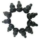 Hot Sale New Products Hand Carved High Quality Crystal Carved Obsidian Gourds For Decoration