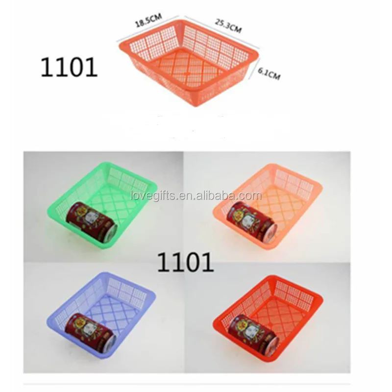 rectangular multi-size warehouse packing plastic storage basket