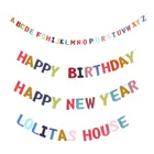 Holiday Holiday Atmosphere Felt Party Supplies Garland
