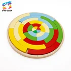 Ready To Ship educational wood puzzle blocks toy for toddlers W13A046
