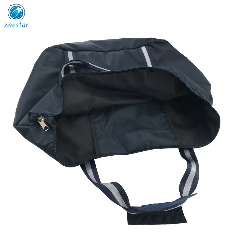 Foldable Nylon Ripstop Handbag for Women Foldaway Daily Tote Shoulder Bag