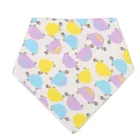 2019 hot selling super soft organic cotton baby bibs for newborn baby