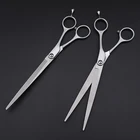 professional high quality 440c japanese steel salon stylist hairdressing shears pakistan barber cutting 7.5 hair scissors