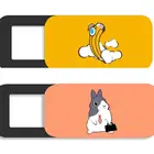 black webcam protector with camera slide cover for phone/computer/laptops