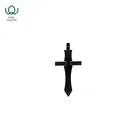 Factory direct sales cross black stainless steel pendant
