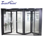 Australian standard as2047 thermal break aluminium double glass bifold doors