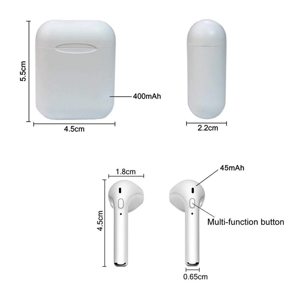 I11 TWS 5.0 Smart Intelligent Blue Tooth Headphone Earphone Wireless Earbuds With Charge Box - ANKUX.COM