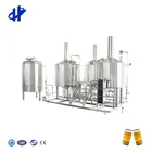 1000L Stainless Steel Fermentation Beer Brewery Equipment Micro Brewing Machine Turnkey Project For Sale