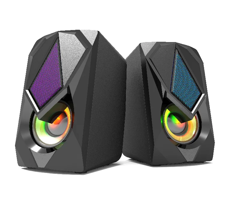 Computer Gaming Speaker With LED light, Mobile Speaker, Cinema Stereo Sound Level Small and Delicate Pure Timbre Plug
Computer Gaming Speaker With LED light, Mobile Speaker, Cinema Stereo Sound Level Small and Delicate Pure Timbre Plug