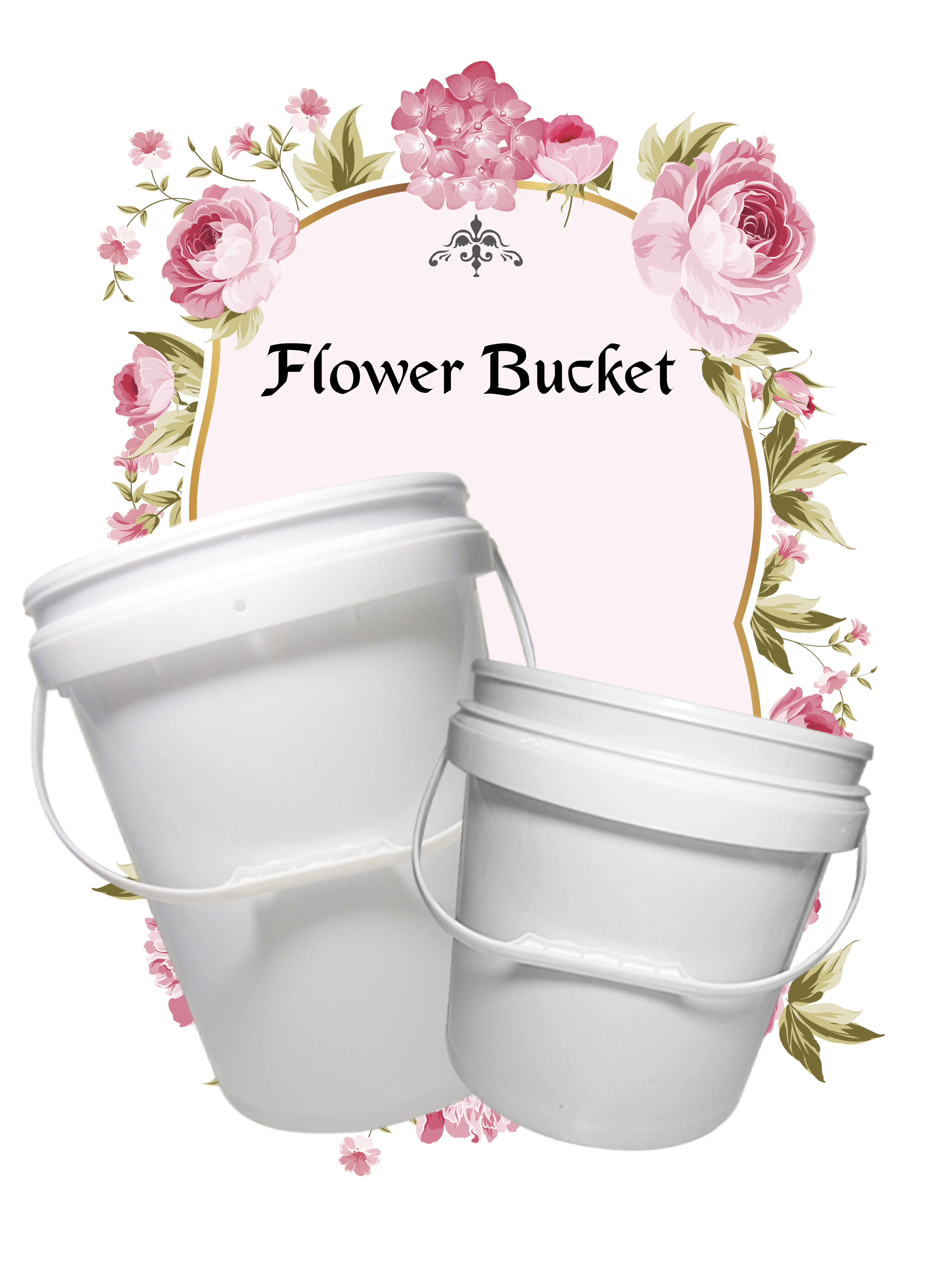 Custom Logo Food Grade PP Material 10 liter Plastic Bucket With Spout