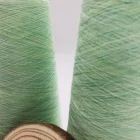 Cotton Blended Yarn Wholesale Brushed Green Acrylic Fancy Brush For Knitting A Scarf