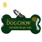 Custom logo paw shape pet tag bone shape dog tag