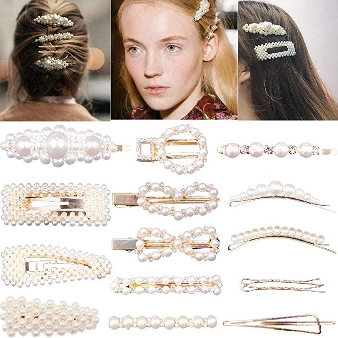 Hot Selling Fashionable Pretty Bridal Hair Pins Pearl Hair Clips