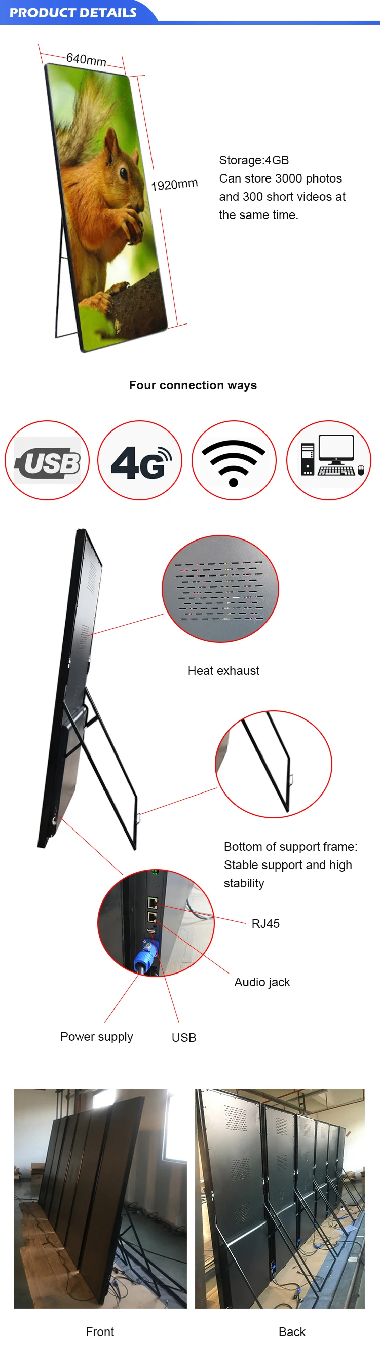 Popular Sell poster led display