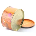 Custom Printed Decorative Round Metal Packing Biscuit Cookie Tin Box Can