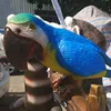 Factory exhibition project animatronic parrot model animatronic animals for display