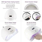 Nail Lamp Uv Nails 80W SUNX5 Plus Led Nail Lamp Polish Dryer 10s/30s/60s/99s Timer LCD Display UV Led Lamp Nails