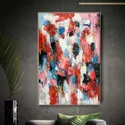 Flower Wall Abstract Art Decor Modern Canvas Painting Handmade Oil