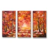 3 panel abstract oil painting wall art decorating abstract on