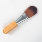 Custom Logo Private Label Wooden Handle Skin Care Face Mask Brush Mini Mask Makeup Brush