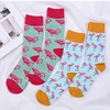 Custom design low moq character pattern warm winter indoor crew mens arts funny socks