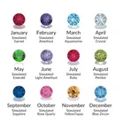 Colored cz stones round shape 8mm 10mm grade AAAAA loose cubic zirconia birthstones
