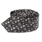 Floral pattern handprinted 100% silk custom man neck tie