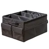 Heavy Duty Multi pockets Expandable Cargo Storage Organizers Large Capacity Collapsible Car Trunk Organizer