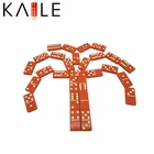 Domino Custom Orange Acrylic Domino Piece Factory
