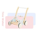 Non-slip rubber wheel educational toys children funny toy car walker